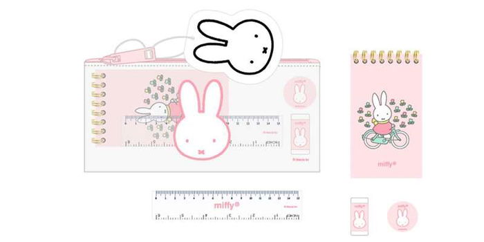 Safta Portatodo Actividades Miffy Flores 22,5x10,5x1 cm