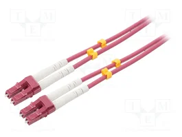 GOOBAY Cable de conexión de fibra óptica OM4 LC/UPC duplex 15m