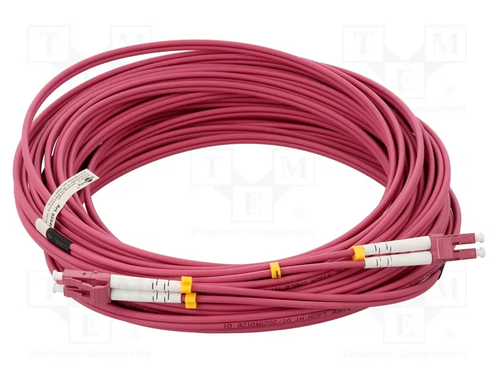 GOOBAY Cable de conexión de fibra óptica OM4 LC/UPC duplex 15m