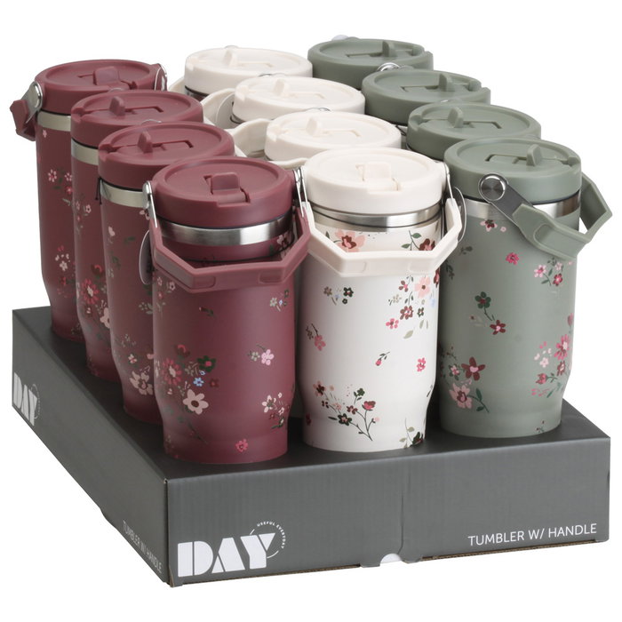 Day Mug Térmico 850 ml con Asa, Color Surtido, Acero Inoxidable Day Mug Térmico 850 ml con Asa, Color Surtido, Acero Inoxidable