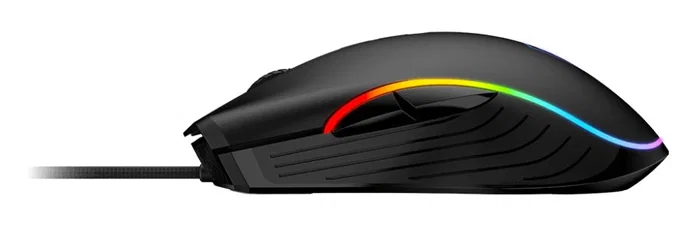 MSI Forge GM30 Gaming Ratón óptico ambidextro USB 7200 DPI 7 botones negro
