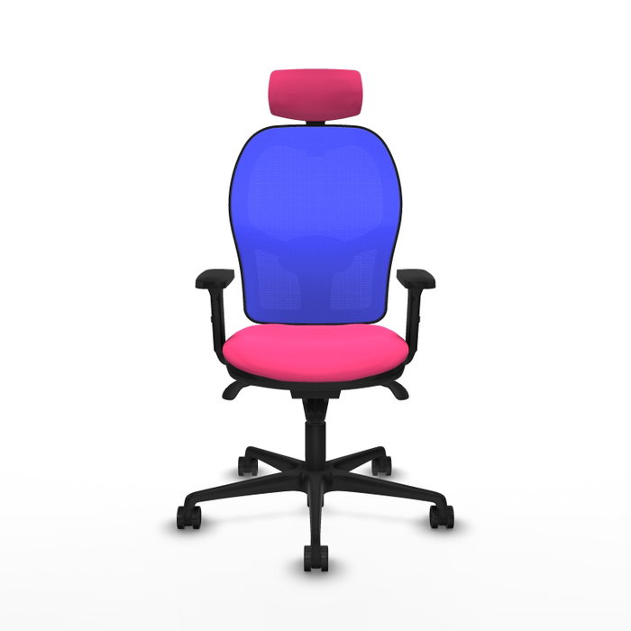 PIQUERAS Y CRESPO Silla de oficina Jorquera Rosa y Azul PIQUERAS Y CRESPO Silla de oficina Jorquera Rosa y Azul