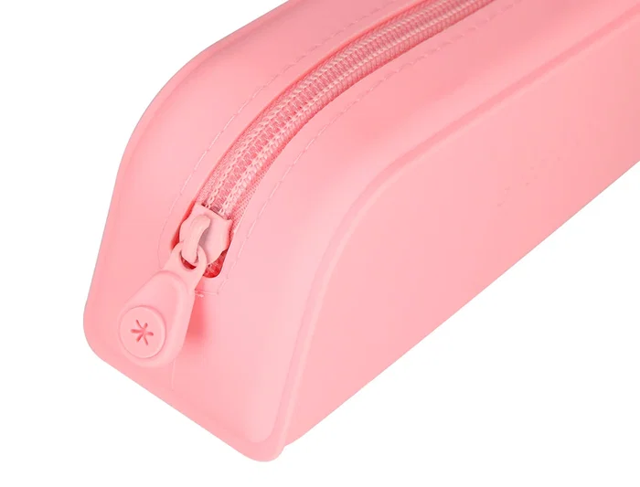 Antartik Estuche portatodo Prisma silicona soft rectangular 185x50x75 mm Rosa chicle