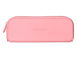 Antartik Estuche portatodo Prisma silicona soft rectangular 185x50x75 mm Rosa chicle
