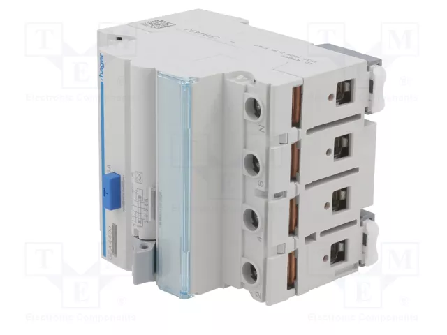 HAGER Interruptor diferencial 40A 300mA 3+N Tipo A HAGER Interruptor diferencial 40A 300mA 3+N Tipo A