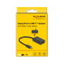 DeLOCK Adaptador DisplayPort hembra a USB Type-C™ macho 4K con PD 85 W 61059