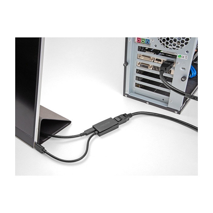 DeLOCK Adaptador DisplayPort hembra a USB Type-C™ macho 4K con PD 85 W 61059 DeLOCK Adaptador DisplayPort hembra a USB Type-C™ macho 4K con PD 85 W 61059