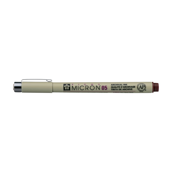 Sakura Pigma Micron 05 - 0.45 mm - Borgoña Sakura Pigma Micron 05 - 0.45 mm - Borgoña
