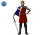 Disfraz Rey Medieval Niño Infantil 5-6 Años Azul Niño Carnaval Hombre Polyester