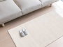 GIFTDECOR Alfombra Soft Crema Blanco 80x140cm