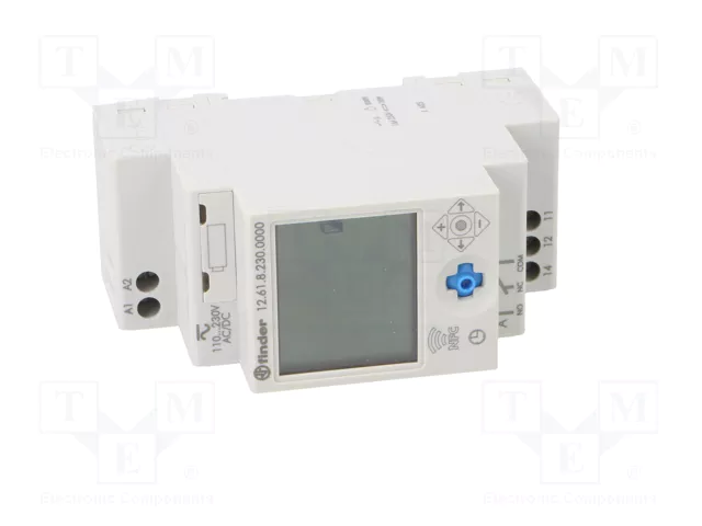 FINDER Programador de tiempo digital con NFC, 110-230V AC, SPDT