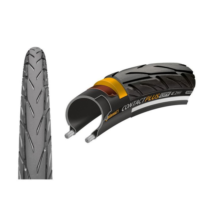 Continental Contact Plus City 27.5x2.20 Negra Continental Contact Plus City 27.5x2.20 Negra