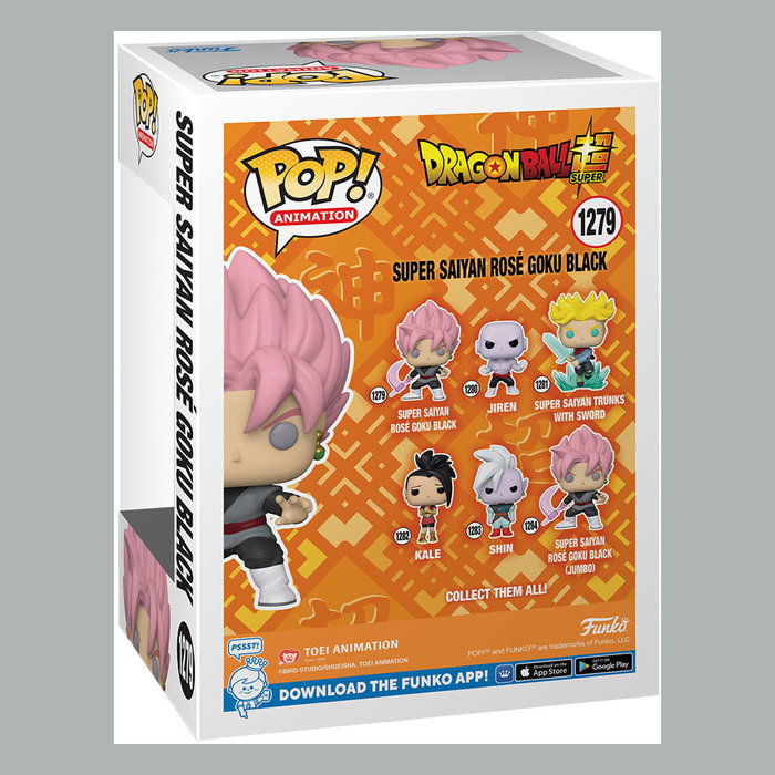 Funko Figura POP Dragon Ball Super Super Saiyan Rose Goku Black con Scythe