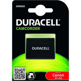 Duracell Batería Li-Ion 890 mAh para Canon BP-808
