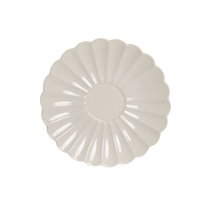 DKD Home Decor Set de Café de Porcelana Blanco 6 Piezas 150ml