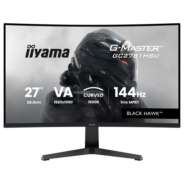 iiyama G-Master GC2781HSU-B1 Black Hawk 27'' Full HD VA 144Hz Curvo iiyama G-Master GC2781HSU-B1 Black Hawk 27'' Full HD VA 144Hz Curvo