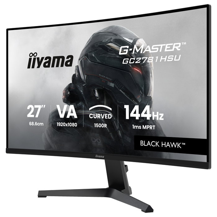 iiyama G-Master GC2781HSU-B1 Monitor Gaming 27" Full HD VA 144Hz 1ms FreeSync HDMI DisplayPort USB Altavoces Negro