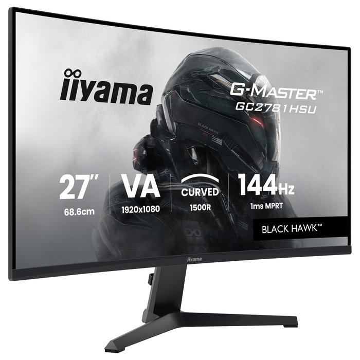 iiyama G-Master GC2781HSU-B1 Monitor Gaming 27" Full HD VA 144Hz 1ms FreeSync HDMI DisplayPort USB Altavoces Negro