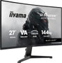 iiyama G-Master GC2781HSU-B1 Black Hawk 27 pulg. Full HD Curvo VA 144Hz 1ms HDMI DisplayPort USB