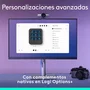 Logitech mx creative console teclado bluetooth/usb