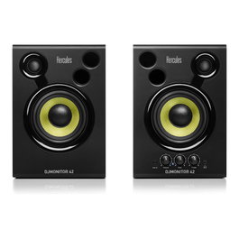 Hercules DJMonitor 42 Altavoces de monitor para DJ Negro