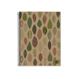 Bloc Miquelrius Eco Design Notebook 4 Micro.Tapa Dura A4 120H 80G Cuadric.5X5 Ecohojas