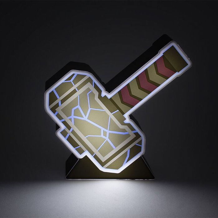 Paladone Lámpara Box Marvel Thor Martillo Mjolnir, PVC, 18 x 17.7 x 5 cm, Con Pilas (No Incluidas)