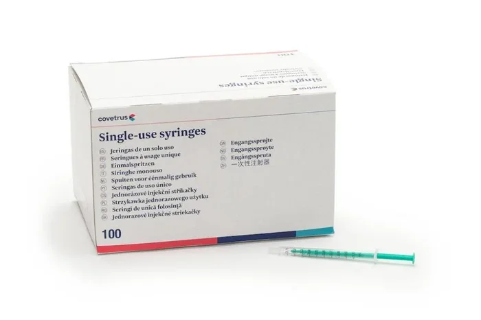 Covetrus Jeringa Desec 2 Cuerpos 1 mL 100 Unidades Covetrus Jeringa Desec 2 Cuerpos 1 mL 100 Unidades
