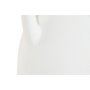 DKD Home Decor Ánfora de Fibra de Vidrio con Asas y Acabado Rugoso Blanco