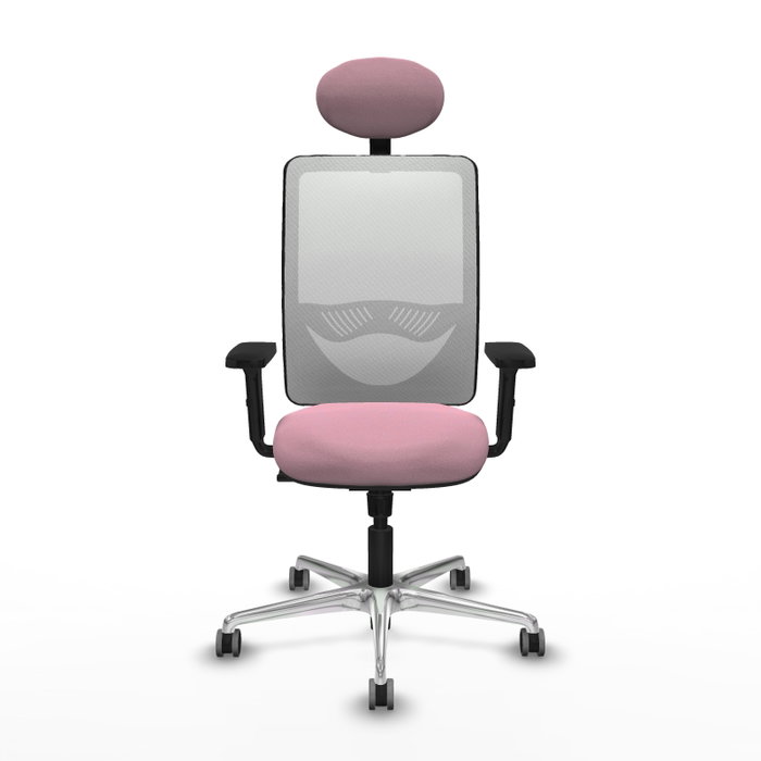 PIQUERAS Y CRESPO Silla de oficina Zulema Rosa y Blanco PIQUERAS Y CRESPO Silla de oficina Zulema Rosa y Blanco