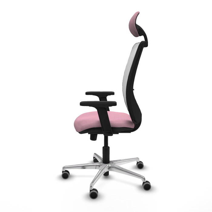 PIQUERAS Y CRESPO Silla de oficina Zulema Rosa y Blanco PIQUERAS Y CRESPO Silla de oficina Zulema Rosa y Blanco
