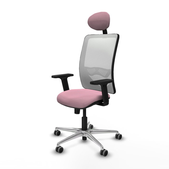 PIQUERAS Y CRESPO Silla de oficina Zulema Rosa y Blanco PIQUERAS Y CRESPO Silla de oficina Zulema Rosa y Blanco