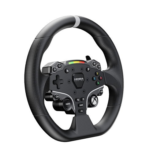 MOZA RACING Volante RS052 para Xbox, Negro, Aluminio, Poliuretano, 280mm, Botones Programables, Retroiluminación LED MOZA RACING Volante RS052 para Xbox, Negro, Aluminio, Poliuretano, 280mm, Botones Programables, Retroiluminación LED