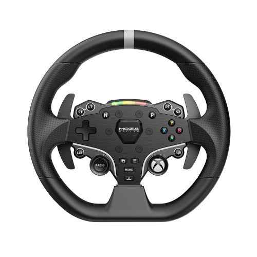MOZA RACING Volante RS052 para Xbox, Negro, Aluminio, Poliuretano, 280mm, Botones Programables, Retroiluminación LED MOZA RACING Volante RS052 para Xbox, Negro, Aluminio, Poliuretano, 280mm, Botones Programables, Retroiluminación LED