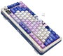 Redragon Flekact Pro K708AK-RGB-PRO Teclado Mecánico Gaming Inalámbrico RGB 81 Teclas Púrpura