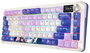 Redragon Flekact Pro K708AK-RGB-PRO Teclado Mecánico Gaming Inalámbrico RGB 81 Teclas Púrpura