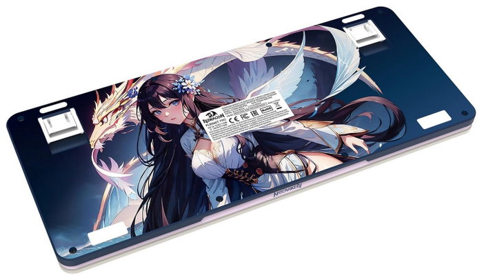 Redragon Flekact Pro K708AK-RGB-PRO Teclado Mecánico Gaming Inalámbrico RGB 81 Teclas Púrpura