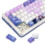 Redragon Flekact Pro K708AK-RGB-PRO Teclado Mecánico Gaming Inalámbrico RGB 81 Teclas Púrpura