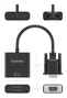 Aisens A115-0873 Cable Conversor VGA a HDMI con Audio y MicroUSB