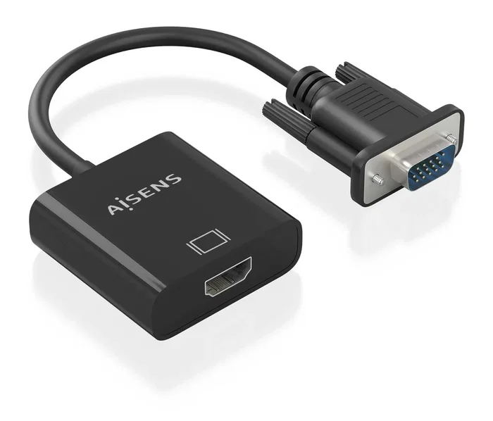 Aisens A115-0873 Cable Conversor VGA a HDMI con Audio y MicroUSB