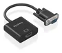 Aisens A115-0873 Cable Conversor VGA a HDMI con Audio y MicroUSB
