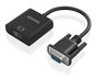 Aisens Cable Conversor SVGA a HDMI A115-0873 Negro 20cm