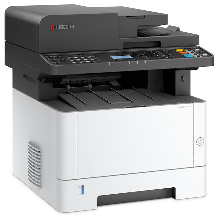 Kyocera ECOSYS MA4000x - Multifunción Laser Blanco y Negro A4 40ppm, Duplex, Escáner ADF, WiFi, Ethernet, AirPrint - Impresora, Copiadora, Escáner