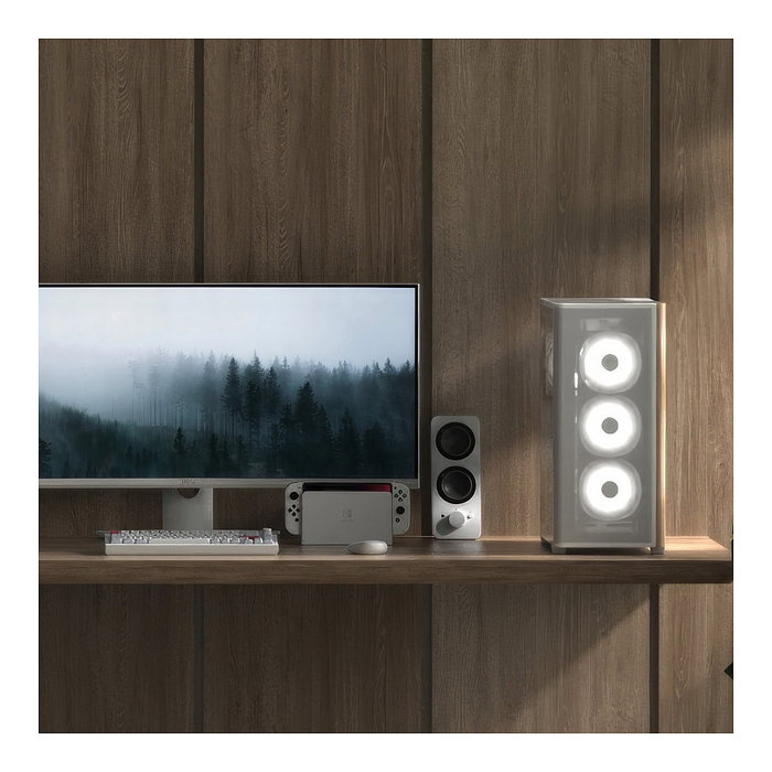 Aerocool D501A Midi Tower Negro, Madera Aerocool D501A Midi Tower Negro, Madera