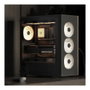 Aerocool D501A Midi Tower Negro, Madera