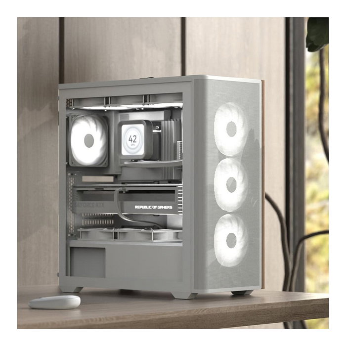 Aerocool D501A Midi Tower Negro, Madera Aerocool D501A Midi Tower Negro, Madera