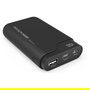 Realpower Powerbank PB-7500C Negro 7500 mAh con Pantalla y Dual USB (Tipo C y Tipo A), Certificación CE