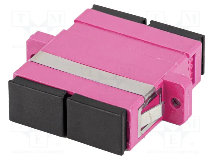LANBERG Adaptador de Fibra Óptica OM4 SC/UPC Duplex Violeta LANBERG Adaptador de Fibra Óptica OM4 SC/UPC Duplex Violeta