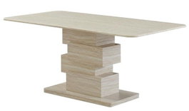 DKD Home Decor Mesa Comedor Moderno Beige 180 x 90 x 75 cm