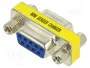 GOOBAY Adaptador D-Sub 9pin tomacorriente, ambos lados, conexión 1:1